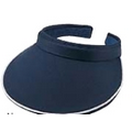 Cotton Twill Clip On Visor w/ Contrast Piping